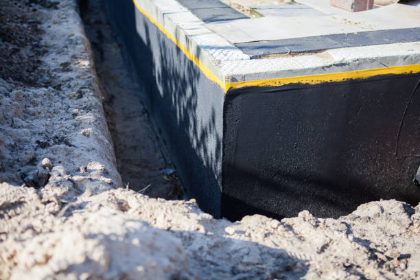 Residential Waterproofing installation at a Glen Rock, NJ home by SJ Waterproofing Pros
